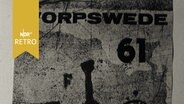 Plakat zur Ausstellung "Worpswede 61" (1961)  