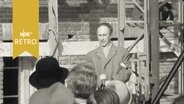Walter Hilpert bei Rede zum Richtfest des Sendemasten auf dem Bungsberg 1960  