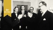 Pétur Thorsteinsson, isländischer Botschafter in Bonn, bei einem Empfang der Island-Freunde Niedersachsens 1961  