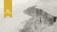 Abbruchkante am Roten Kliff auf Sylt 1961  
