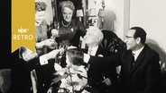 Ex-Polizist Otto Tesch im Kreise seiner Kinder und Enkel 1961  
