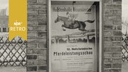 Plakat für ein Reitturnier in der Holstenhalle Neumünster 1962  