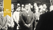 Delegation afrikanischer Ärzte im Göttinger Rathaus bei einem Empfang 1962  