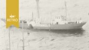 Luftaufnahme Feuerschiff "Fehmarnbelt" 1962 auf See  