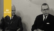 Paul Nevermann und Kai Uwe von Hassel beim gemeinsamen Interview 1962  
