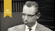 Thilo Koch im Studio-Interview 1962.  
