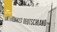 Transparent "Unteilbares Deutschland" 1962  
