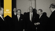 Ministerpräsident Georg Diederichs bei einem Empfang im Oldenburger Rathaus 1965  