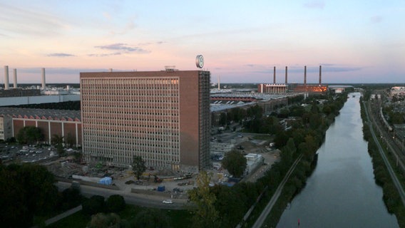 Luftaufnahme des VW-Werks in Wolfsburg. © NDR 