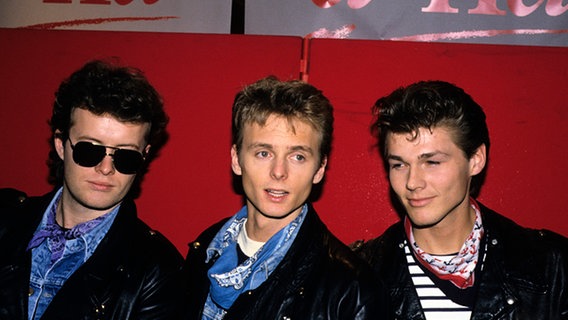 A-ha: Magne Furuholmen, Morten Harket, Pal Waaktaar-Savoy © picture-alliance / Jazz Archiv Foto: Jazz Archiv/Keutje