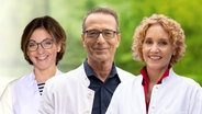 Die Ernährungs-Docs: Dr. Silja Schäfer,  Dr. Matthias Riedl und Dr. Viola Andresen © NDR Foto: Moritz Schwarz