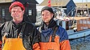 Thomas Koldevitz und sein Sohn sind die letzten Fischer auf Rügen. © NDR/Clipfilm 