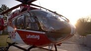 Der Rettungshubschrauber Christoph 44 steht einsatzbereit am Uniklinikum Göttingen © NDR/M2 