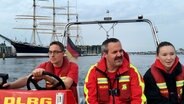 Die Unterbringung auf der Viermastbark Passat lockt ehrenamtliche Wasserretter aus ganz Deutschland nach Travemünde © NDR 