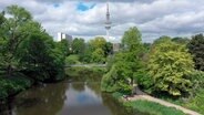 Der Wallgraben ist ein sehr naturnaher Bereich des Hamburger Parks Planten un Blomen. © NDR 