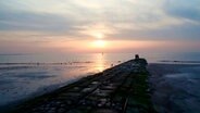 Sonnenuntergang auf Norderney. © NDR/KinescopeFilm GmbH 