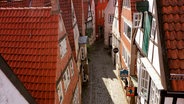 Vier Hektar Grundfläche, 104 denkmalgeschützte Häuser, 311 Bewohner: Das einzig erhaltene mittelalterliche Stadtviertel in Bremen. © NDR/Kinescope Film GmbH 