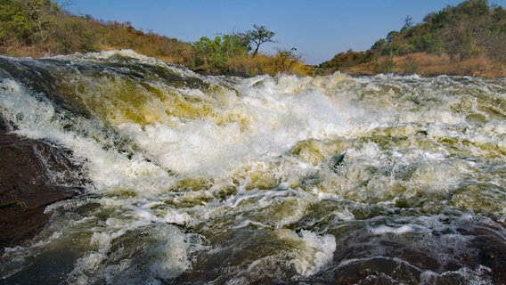 Stromschnellen bei den Murchison-Falls im Murchison-Falls-Nationalpark © NDR/NDR Naturfilm/Doclights GmbH/TERRA MATER/Harald Pokieser 