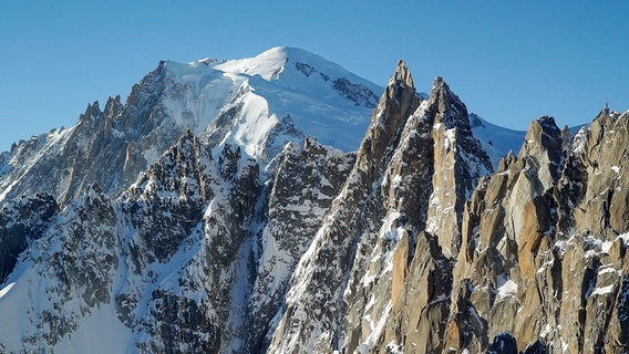 Der Mont Blanc ist der höchste Berg der Alpen. © NDR/Terra Mater Factual Studios/Wild Nature Film/Klaus Feichtenberger 