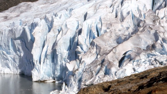 Gewaltige Gletscher bedeckten während der letzten Eiszeit die Region, in der heute die Ostsee liegt. © NDR/Naturfilm 2006 