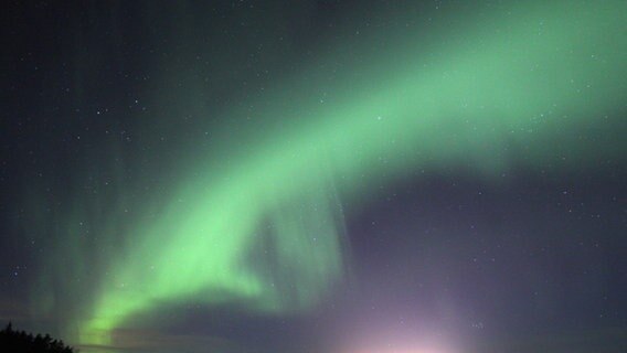 Über der nördlichen Ostsee erscheinen regelmäßig Polarlichter. © NDR/doclights/NDR Naturfilm/coraxfilm GmbH 