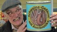 Dose mit Schweine-Gedärm  