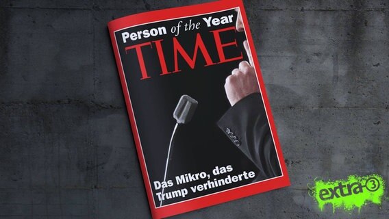 Time-Magazin Person of the Year 2016: Das Mikro, das Trump verhinderte.  