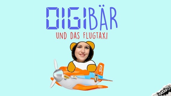 Digibär (Dorothee Bär) und das Flugtaxi  