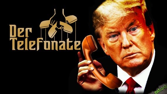 Donald Trump ist der Telefonate  