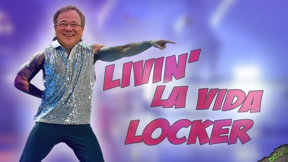 Armin Laschet als Ricky Martin - Livin' la Vida locker  