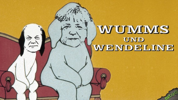 Wumms (Olaf Scholz) und Wendeline (Angela Merkel).  