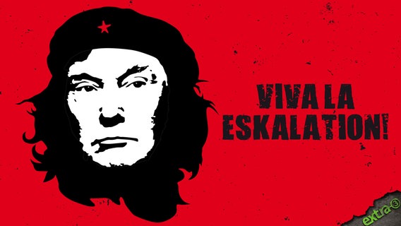 Donald Trump in Che Guevara-Anmutung: Viva la Eskalation!  