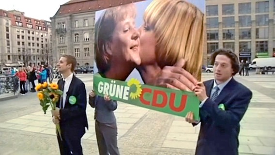 Extra 3 wäscht die CDU grün © NDR 