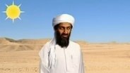 Osama Bin Laden in der Wüste  