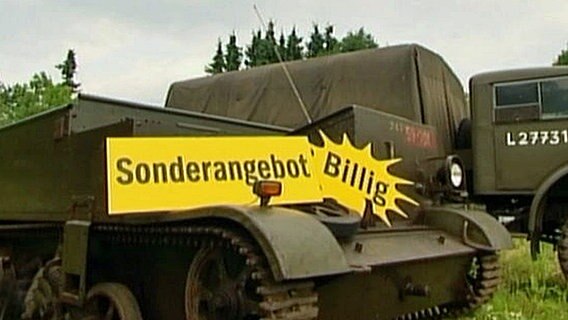 Panzer im Sonderangebot © NDR 