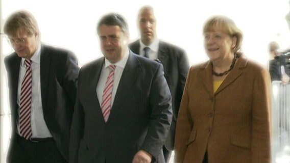Angela Merkel und Sigmar Gabriel  