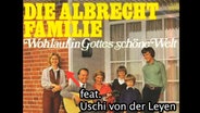 Das Plattencover der Familie Albrecht mit Ursula von der Leyen  