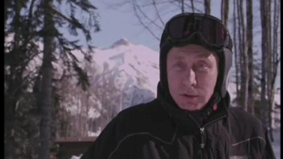 Der russische Präsident Putin.  