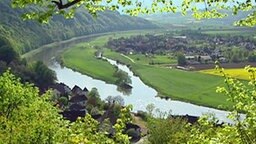 Blick auf die Weser im Weserbergland. © NDR 