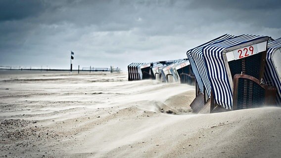 Strand und Strandkörbe auf der Insel Norderney. © NDR Foto: Joachim Trettin, Norderney