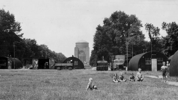 Nissenhütten im Hamburger Stadtpark © NDR / Hamburg Journal 
