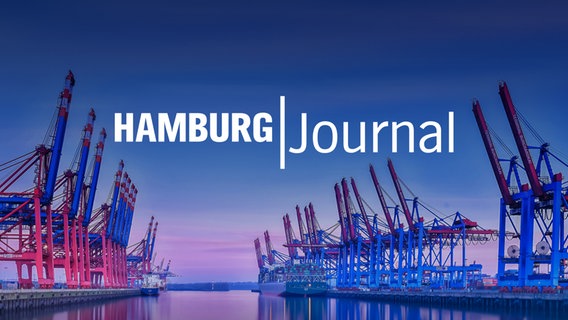 Logo "Hamburg Journal": Sonnenaufgang im Hamburger Hafen © Getty Images/iStockphoto 