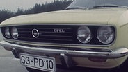 Front eines Mantas von Opel © NDR 
