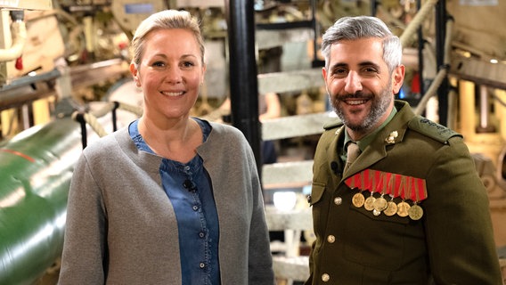 Bettina Wulff und Michel Abdollahi. © NDR/Telemichel/Jan-Nicholas Vogt 