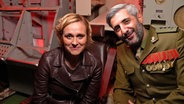 Caren Miosga und Michel Abdollahi © NDR/Telemichel/Jan-Nicholas Vogt 