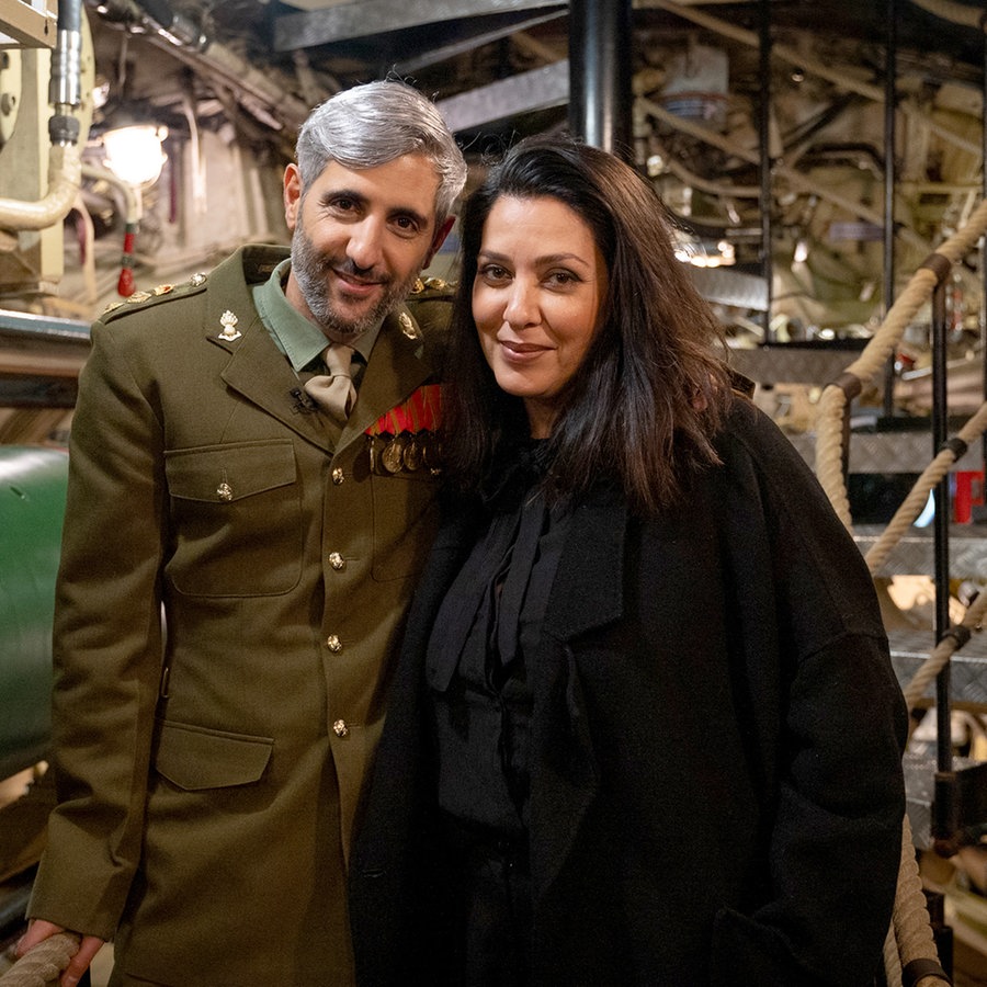 Michel Abdollahi (l.) und Jasmin Shakeri (r.). © NDR/Marc Huth 