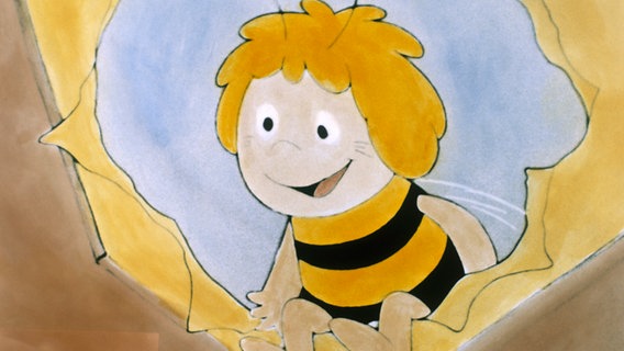 Entwurfs-Zeichnung für die Trickfilm-Variante der Biene Maja © picture-alliance / KPA Archivalcollection 