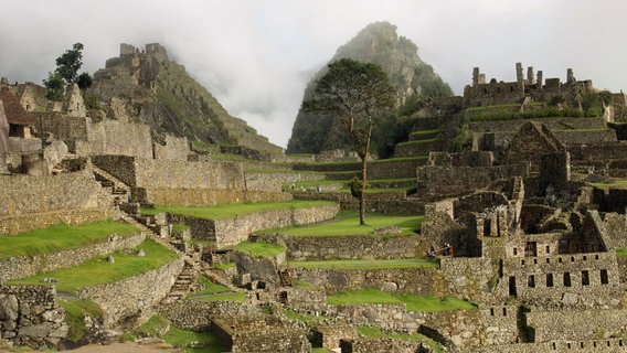 Hoch in den Wolken: Die Inkastadt Machu Picchu. © NDR/dmfilm/Manfred Uhlig 