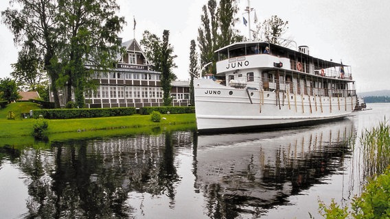 Die "Juno“ wurde 1874 eigens für den Götakanal gebaut, sie ist das älteste Passagierschiff der Welt. © NDR/Bodil Hedin 