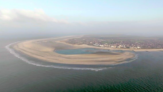 Borkum ist die westlichste der Ostfriesischen Inseln – und mit 36 Quadratkilometern auch die Größte. © NDR / Eddy Zimmermann 